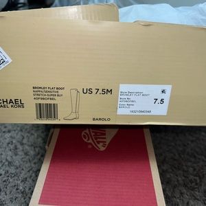 BRAND NEW: High Top Dark Maroon Michael Kors Boots
